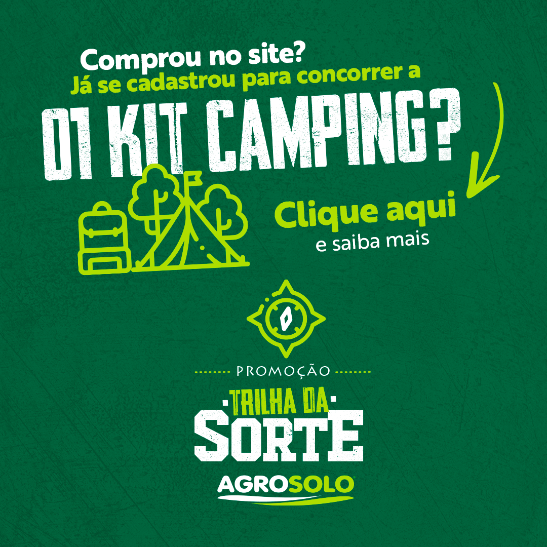 Promoção Trilha da Sorte Agrosolo. Compre já!