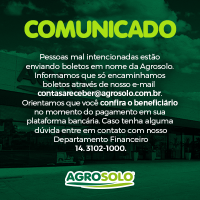 Comunicado Agro - Mobile