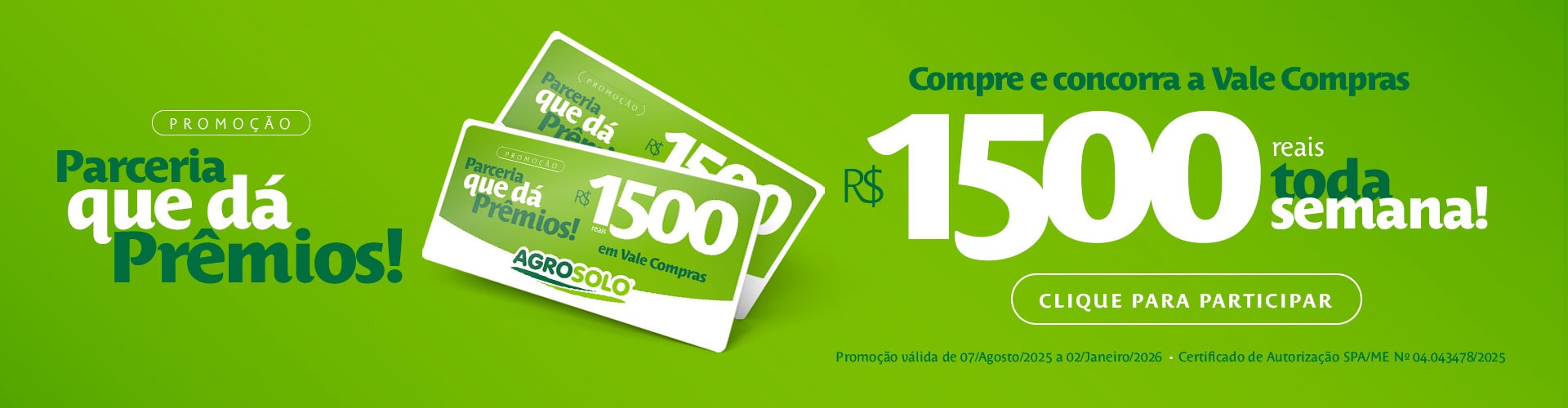 Parceria que dá Prêmios