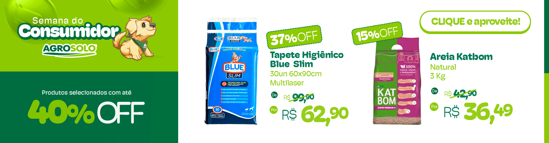 Tapetes e Areias Higiênicas em Ofertas Especiais!