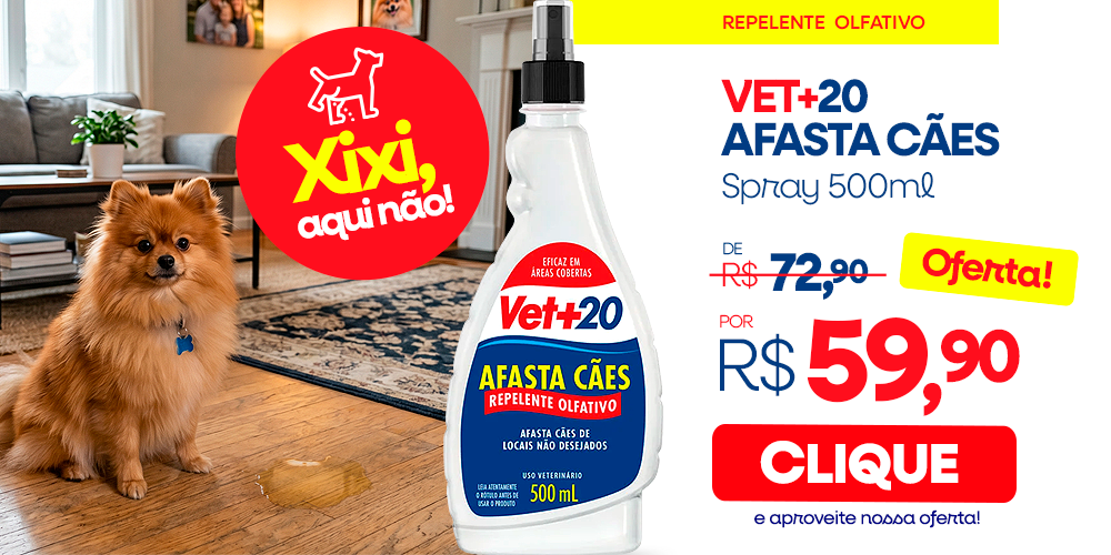 Afasta Cães Vet+20 Em Promoção