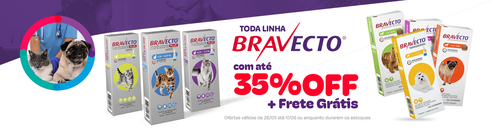 Compre agora Bravecto com até 35% OFF!