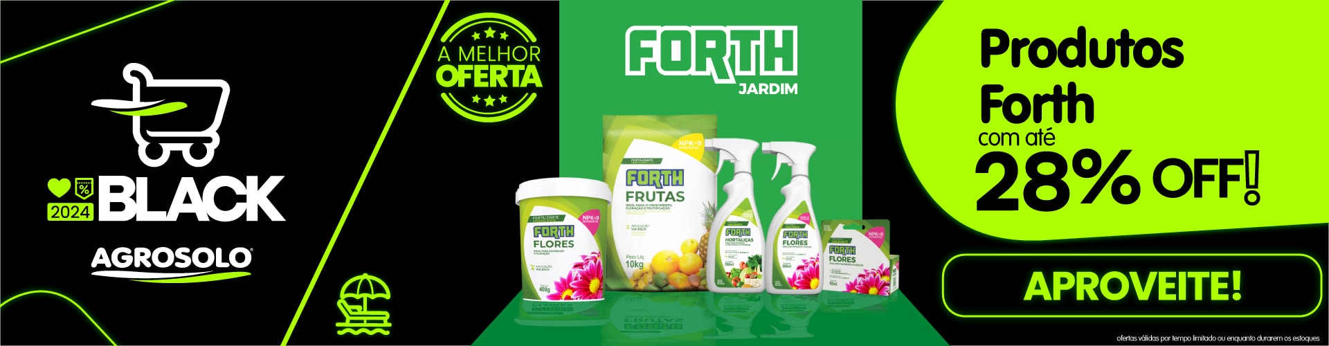 Forth Flores com até 28% OFF!