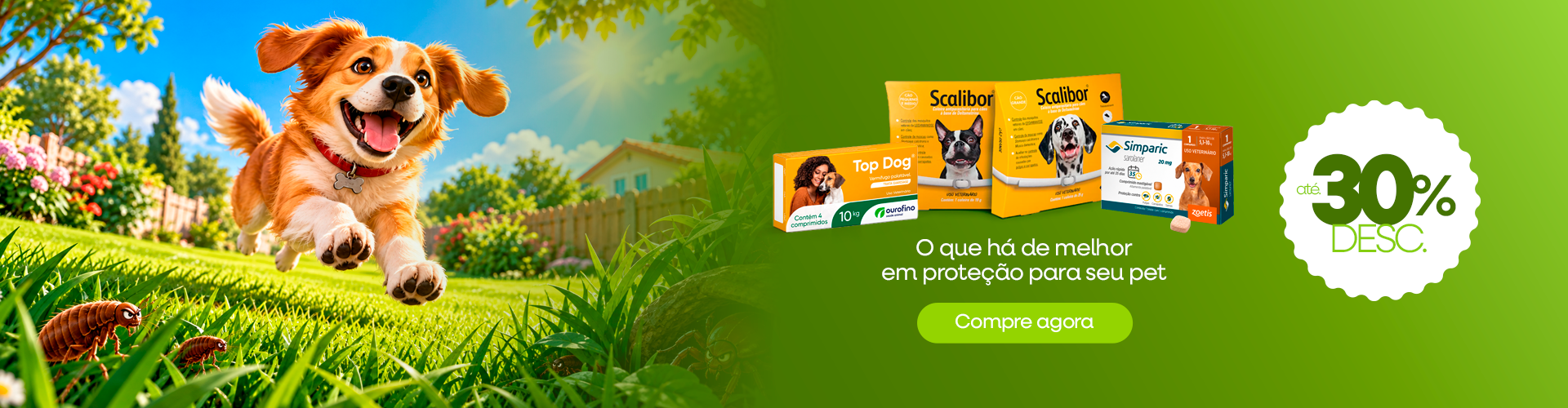 Antiparasitarios com ate 30%off