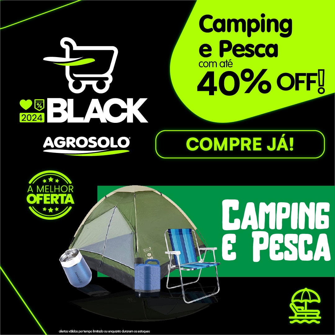 Setor Camping e Pesca com até 40% OFF!