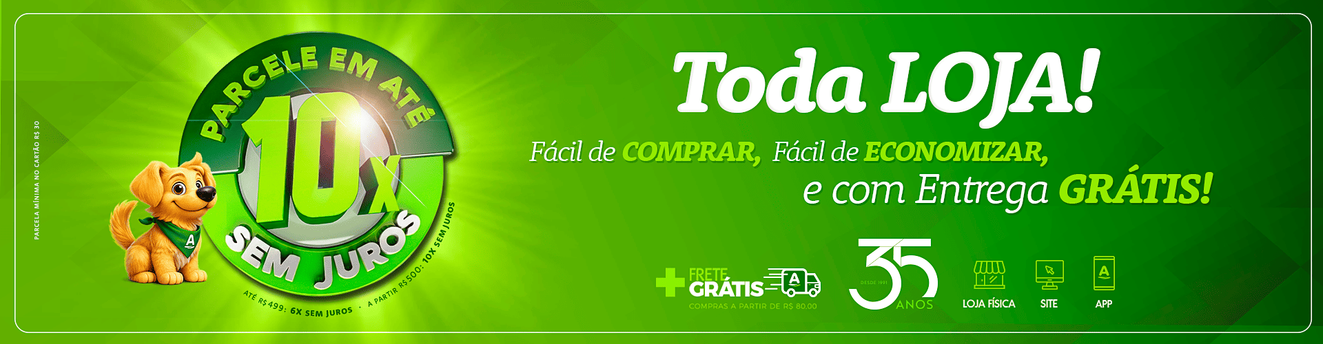 Compre em até 10x Sem Juros