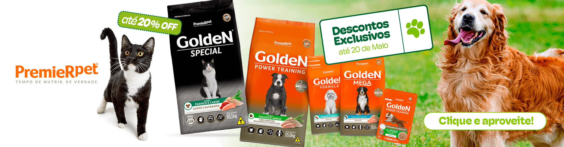 Aproveite essa oferta da Golden!