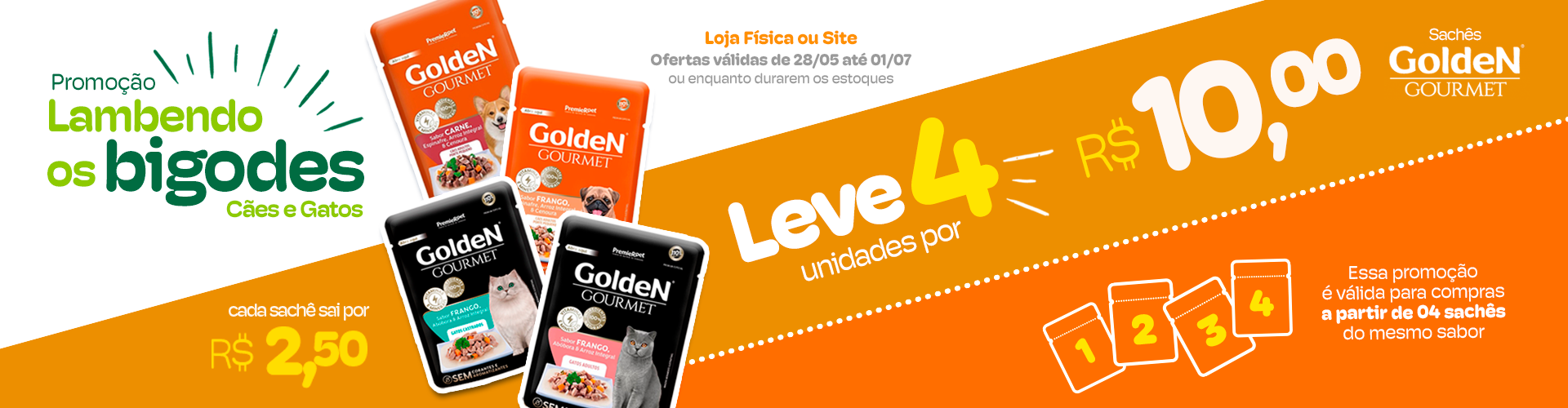 Aproveite as ofertas da Golden. Clique aqui!