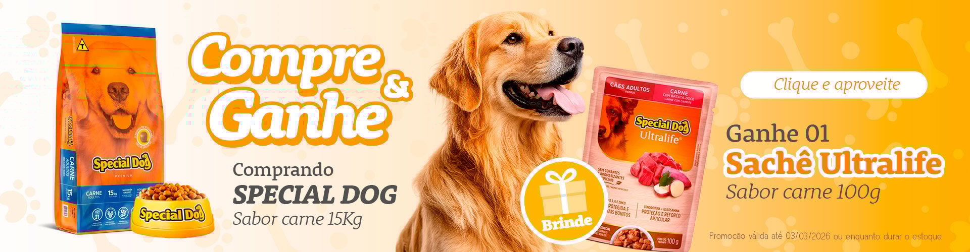 Compre Special Dog Ganhe Schê