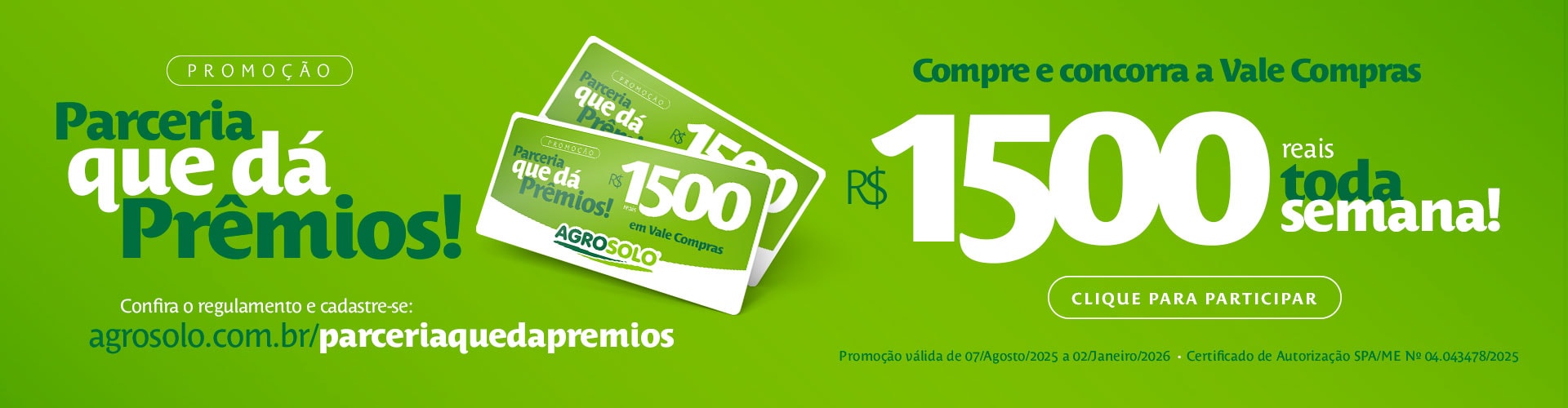 Inscrição Parceria que da Prêmio