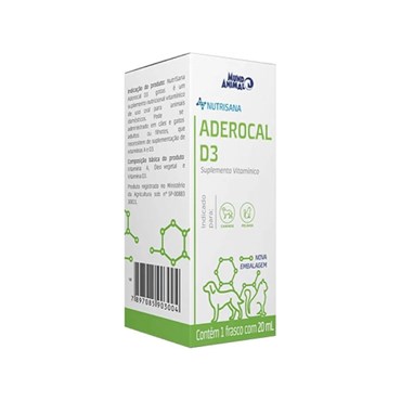 Aderocal D3 Suplemento Alimentar 20ml - Nutrisana