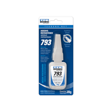 Adesivo Instantâneo 793 de Uso Profissional 20g - TekBond