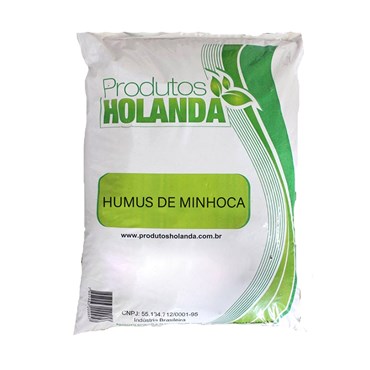 Adubo Orgânico Húmus de Minhoca 4 kg - Produtos Holanda