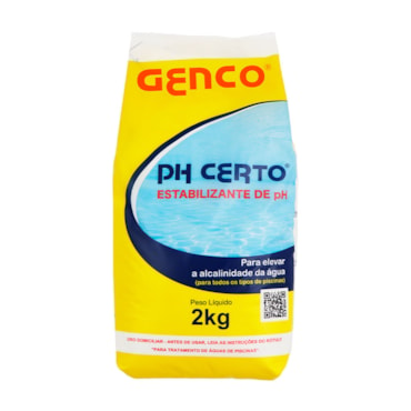 Alcalinizante PH Certo Genco para Piscina 2kg