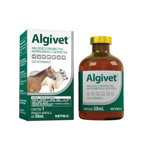 Algivet Analgésico Injetável Vetnil 50ml