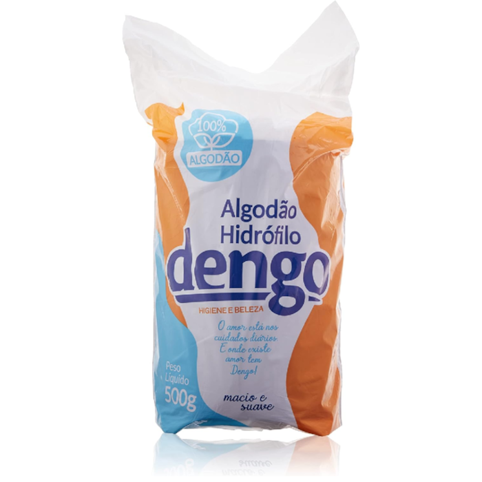 Algodão Hidrófilo Dengo Rolo 500g