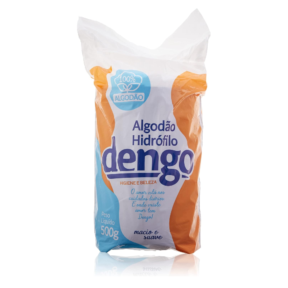 Algodão Hidrófilo Dengo Rolo 500g