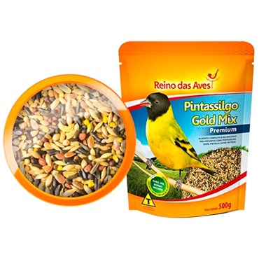 Alimento para Pintassilgo Gold Mix Premium Reino das Aves 500 g