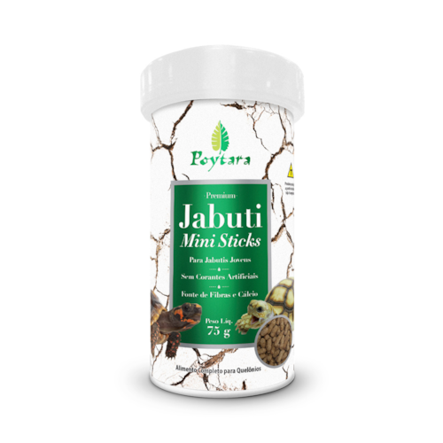 Alimento Poytara Mini Sticks para Jabuti 75g