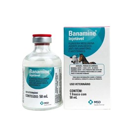Analgésico Banamine Injetável MSD Uso Veterinário 