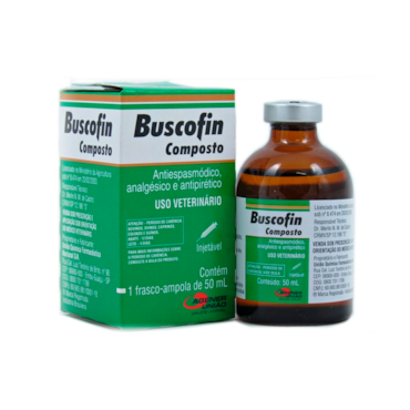Analgésico Buscofin Composto Injetável Uso Veterinário 50 ml  