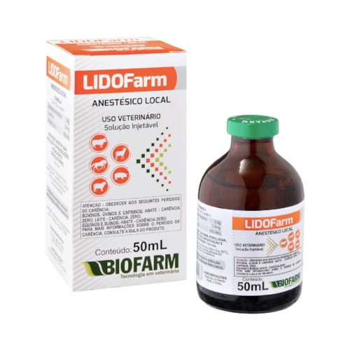 Anestésico Lidofarm Biofarm Uso Local 50 ml
