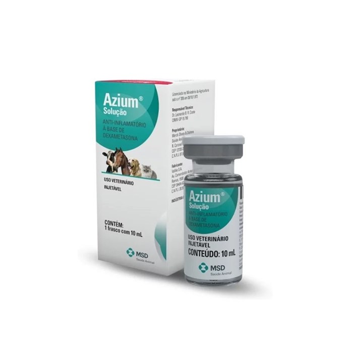 Anti-Inflamatório Azium MSD Injetável 10ml 