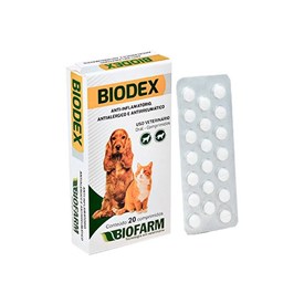Anti-Inflamatório Biodex Biofarm para Cães e Gatos 20 Comprimidos
