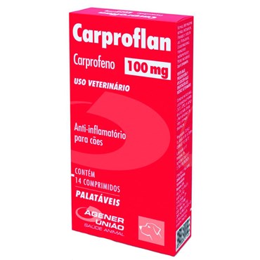 Anti-inflamatório Carproflan 100mg - 14 Comprimidos