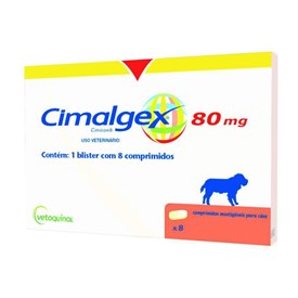 Anti-inflamatório Cimalgex Vetoquinol para Cães 80mg 