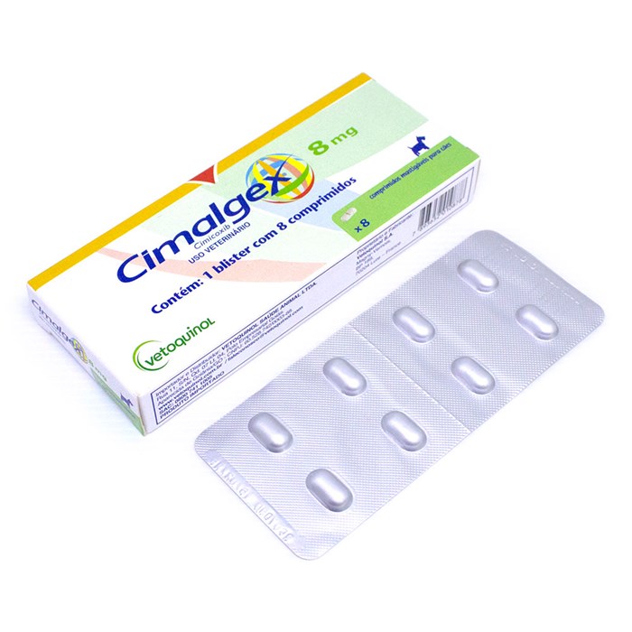Anti-Inflamatório Cimalgex Vetoquinol – 8 Comprimidos 8mg