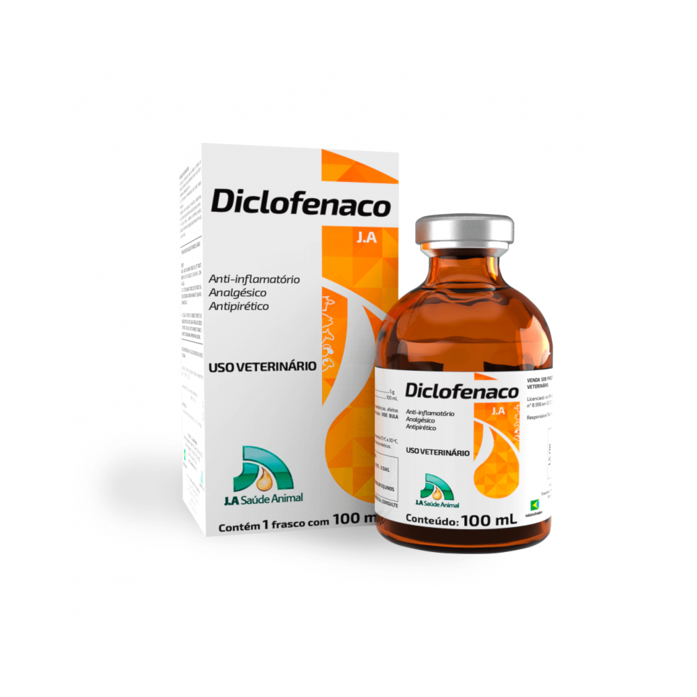 Anti-inflamatório Diclofenaco J.A. Injetável 100ml