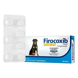 Anti-Inflamatório e Analgésico Vetnil Firocoxib 150mg para Cães 7 Comprimidos