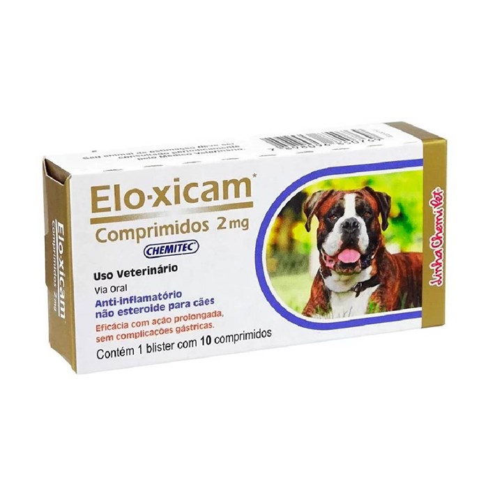 Anti-inflamatório Elo-xicam Chemitec para Cães 2mg