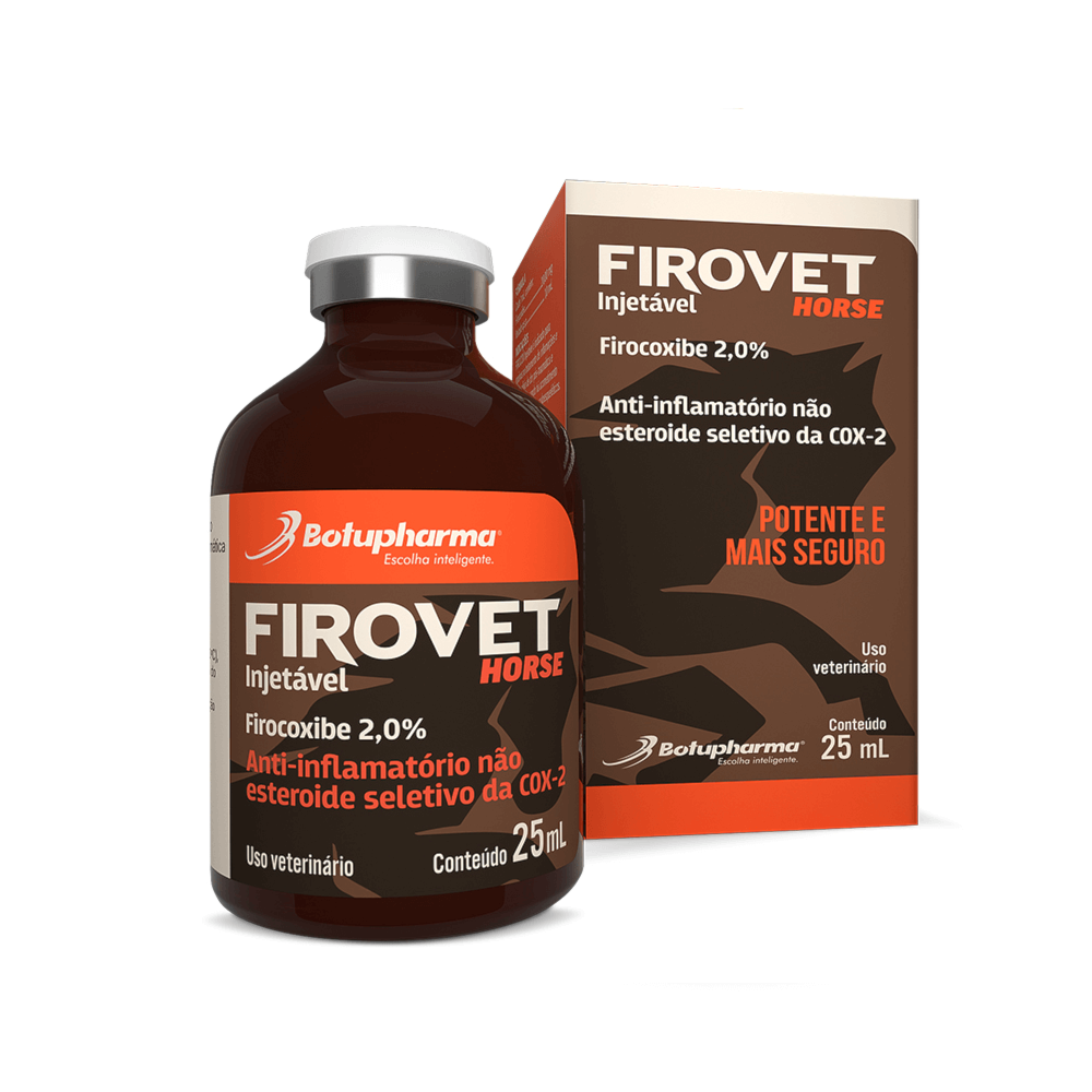 Anti-inflamatório Firovet Horse Botupharma para Cavalos Injetável 25ml