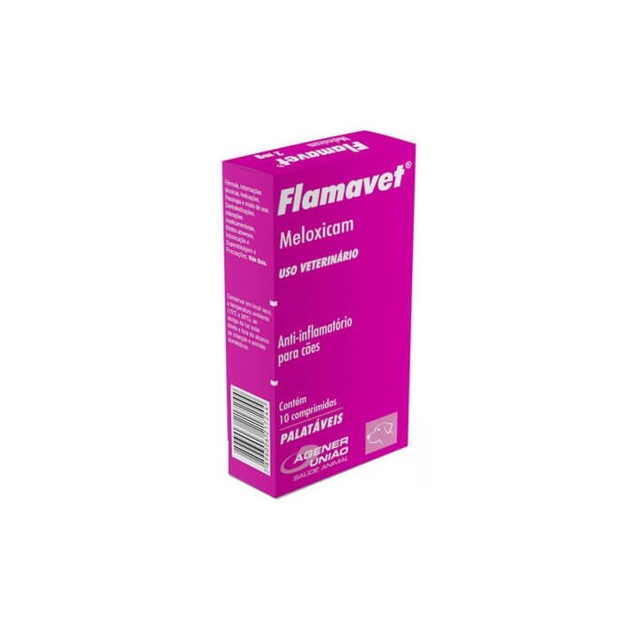 Anti-inflamatório Flamavet 0,2mg com 10 Comprimidos