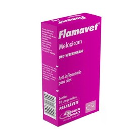 Anti-inflamatório Flamavet 2mg para Cães com 10 Comprimidos