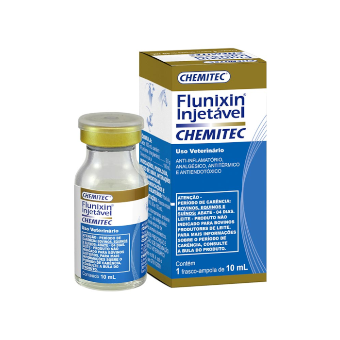 Anti-Inflamatório Fluxinin Injetável 10ml - Chemitec