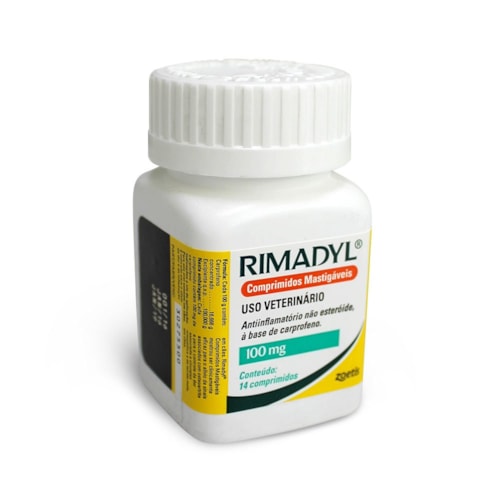 Anti-inflamatório Mastigavel Rimadyl Zoetis 100mg  