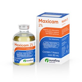 Anti-inflamatório Maxicam 2% Ourofino Injetável 50ml