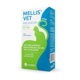 Anti-inflamatório Meloxicam Mellis Vet 0,2mg 10 Comprimidos - Avert - imagem adicional