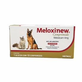 Anti-inflamatório Meloxinew Comprimido para Cães e Gatos