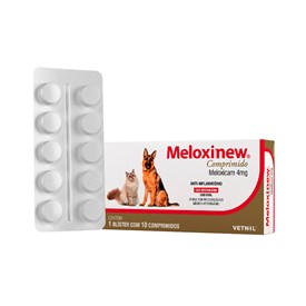 Anti-inflamatório Meloxinew Comprimido para Cães e Gatos