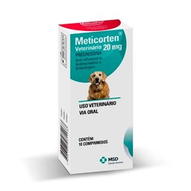 Anti-Inflamatório Meticorten para Cães 20mg com 10 Comprimidos