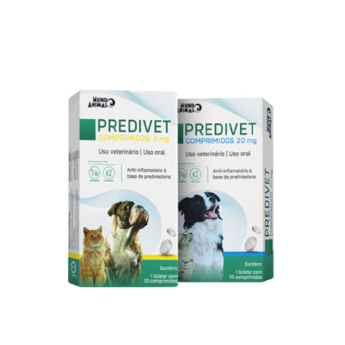 Anti-Inflamatório Predivet 20mg 10 Comprimidos Mundo Animal