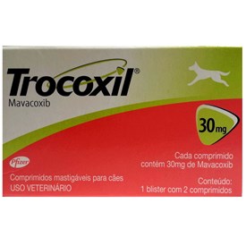 Anti-inflamatório Trocoxil Zoetis para Cães 30mg 