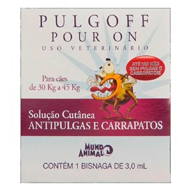 Anti-Pulgas Pulgoff Pour ON 3,0ML (30 a 45KG) Mundo Animal