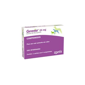 Anti-vômito Cerenia 24mg - 4 comprimidos - Zoetis