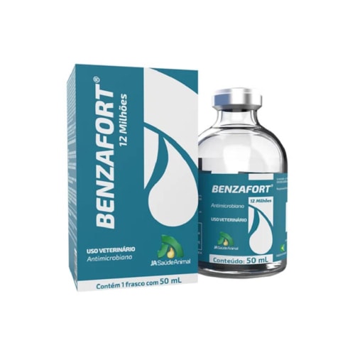 Antibiótico Benzafort 12 milhões JA Saúde Animal  50 ml