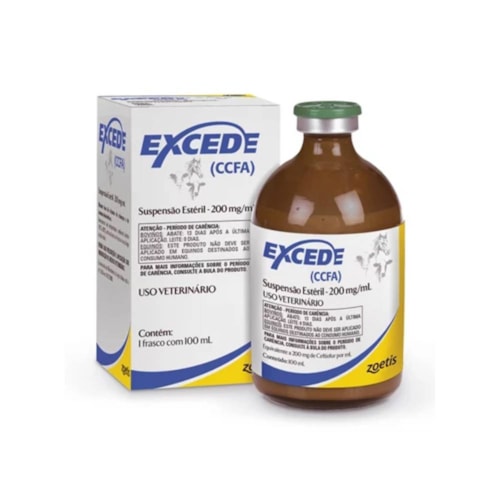 Antibiótico Excede Suspensão Estéril Zoetis 100ml